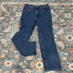 Abercrombie & Fitch Ultra High Rise Ankle Blue Jeans
